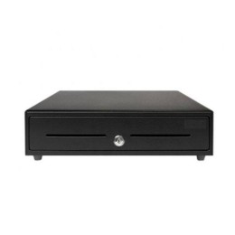 Cajon portamonedas Eightt / 41cm / Apertura Automatica o Manual / Compartimentos para Billetes 5 - Monedas 8 / Negro / ECJM-58